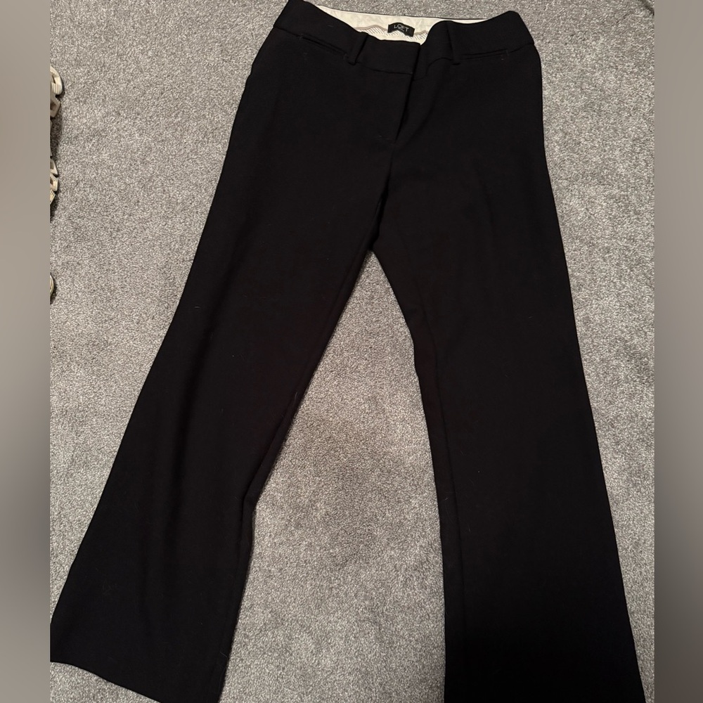 LOFT Black Julie Trousers